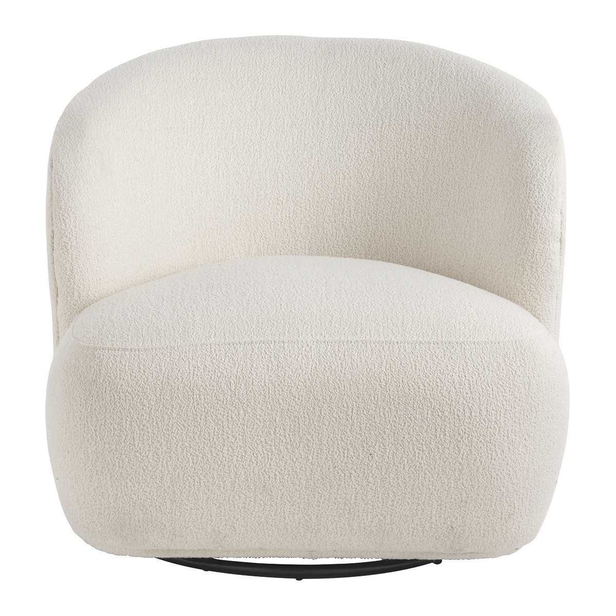 Silla giratoria LISETTE loop Crema