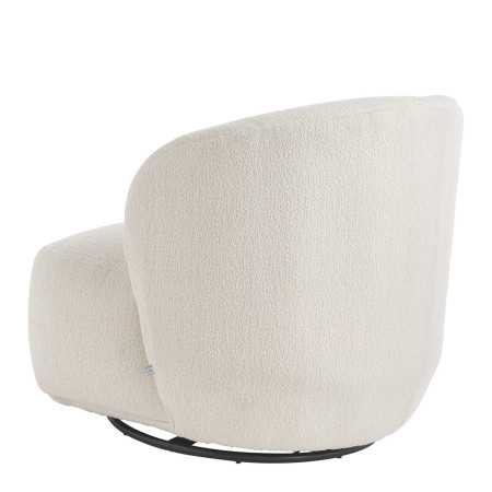 Silla giratoria LISETTE loop Crema