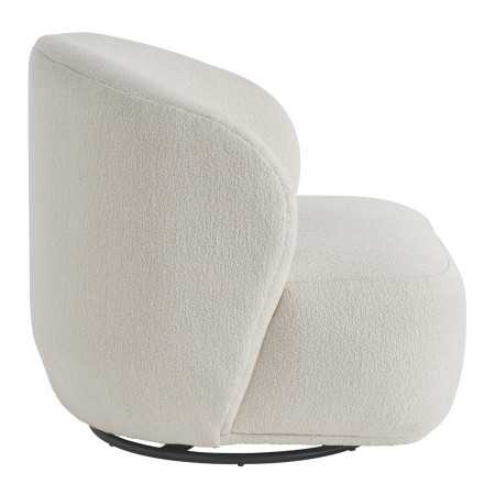 Silla giratoria LISETTE loop Crema