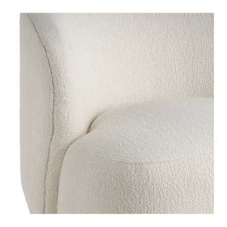 Silla giratoria LISETTE loop Crema