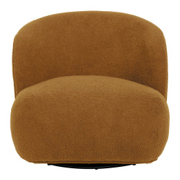 Rotating chair LISETTE loop Curry
