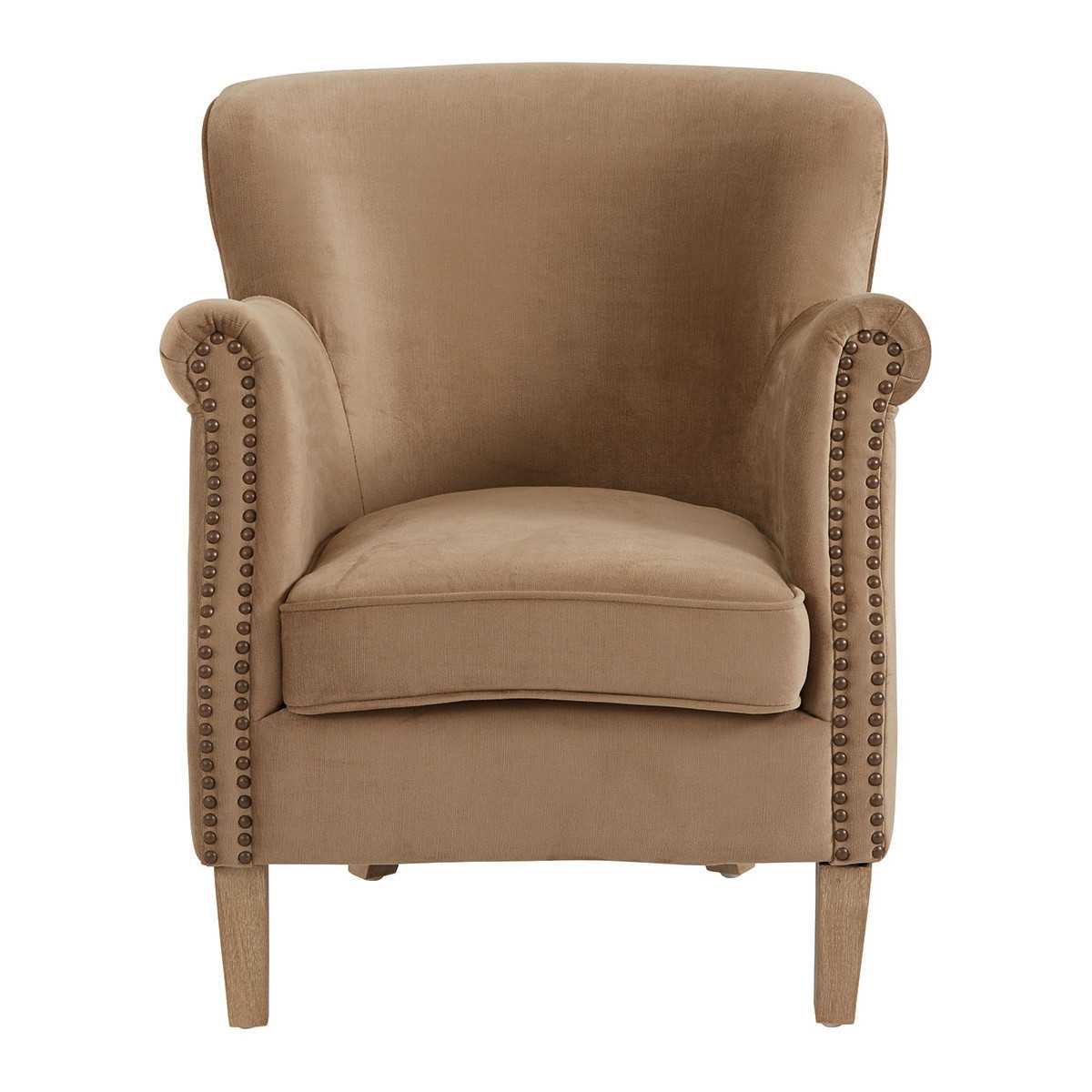 Armchair CLAUDE velvet cinnamon