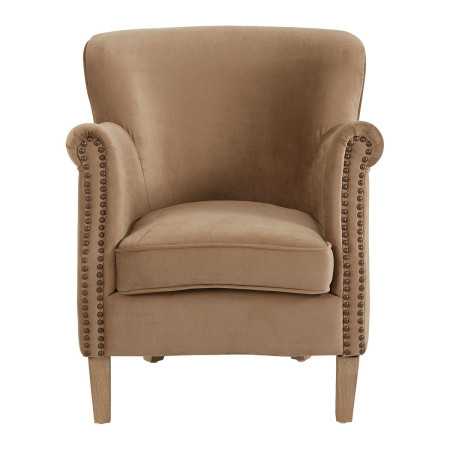 Armchair CLAUDE velvet cinnamon