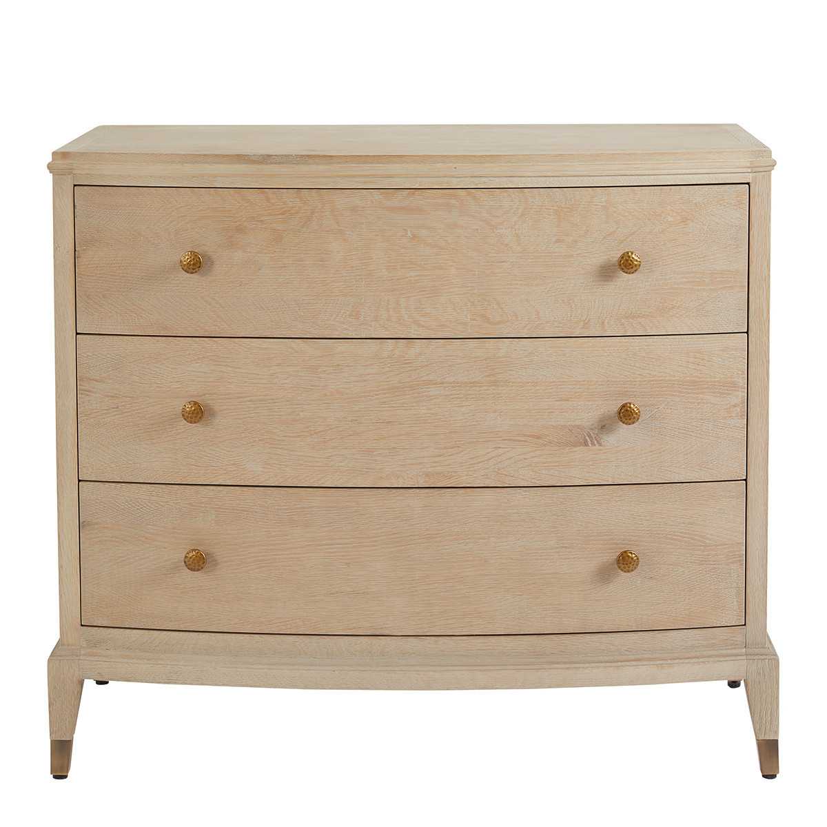 Bleached INES chest of drawers