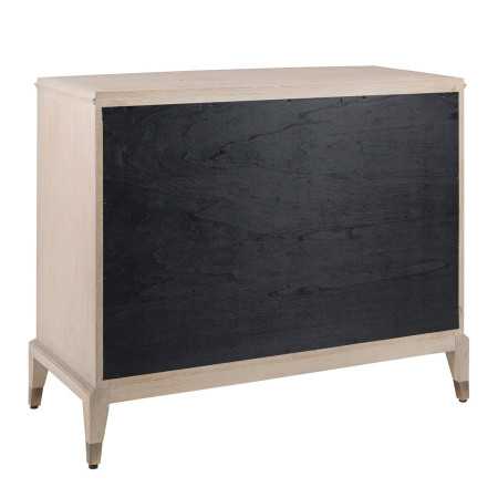 Bleached INES chest of drawers