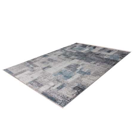 Wohnzimmerteppich MEDELLIN Silberblau