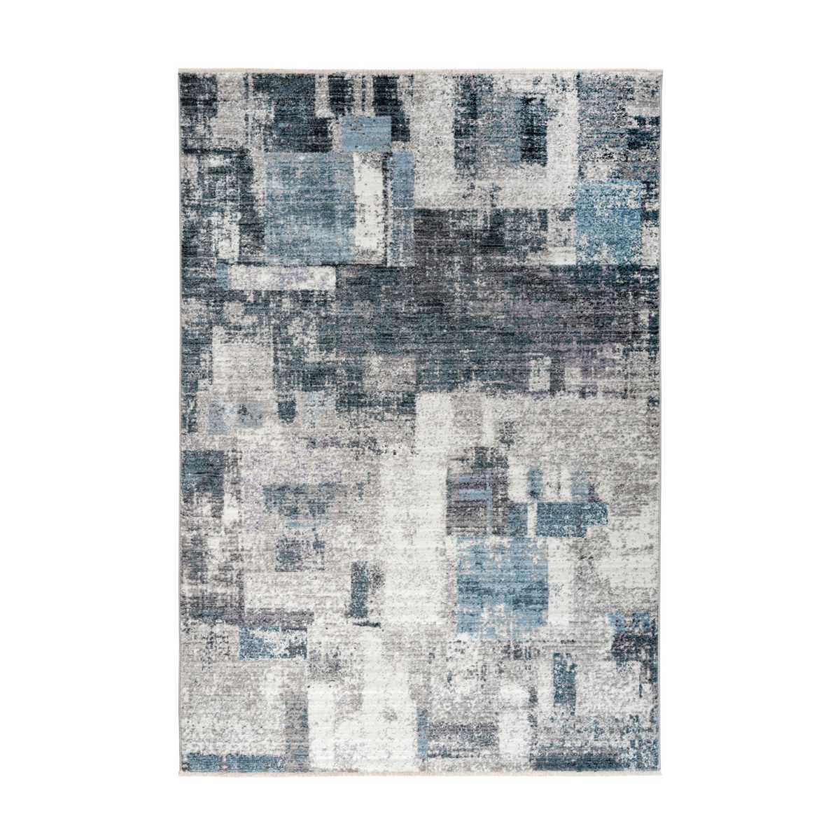 Living room rug MEDELLIN Silver Blue