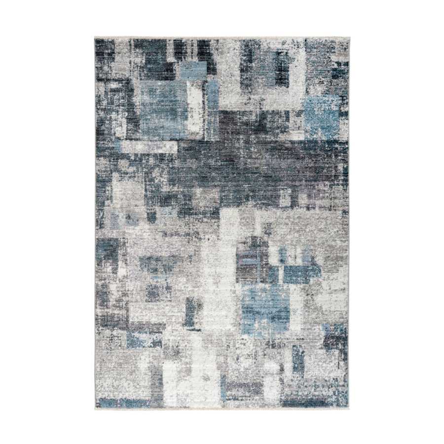 Living room rug MEDELLIN Silver Blue