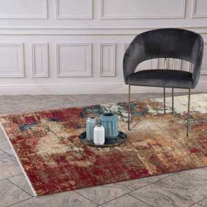 INTERIEUR- DECORATION|Living room carpet MEDELLIN redLALEECarpet Line LALEE