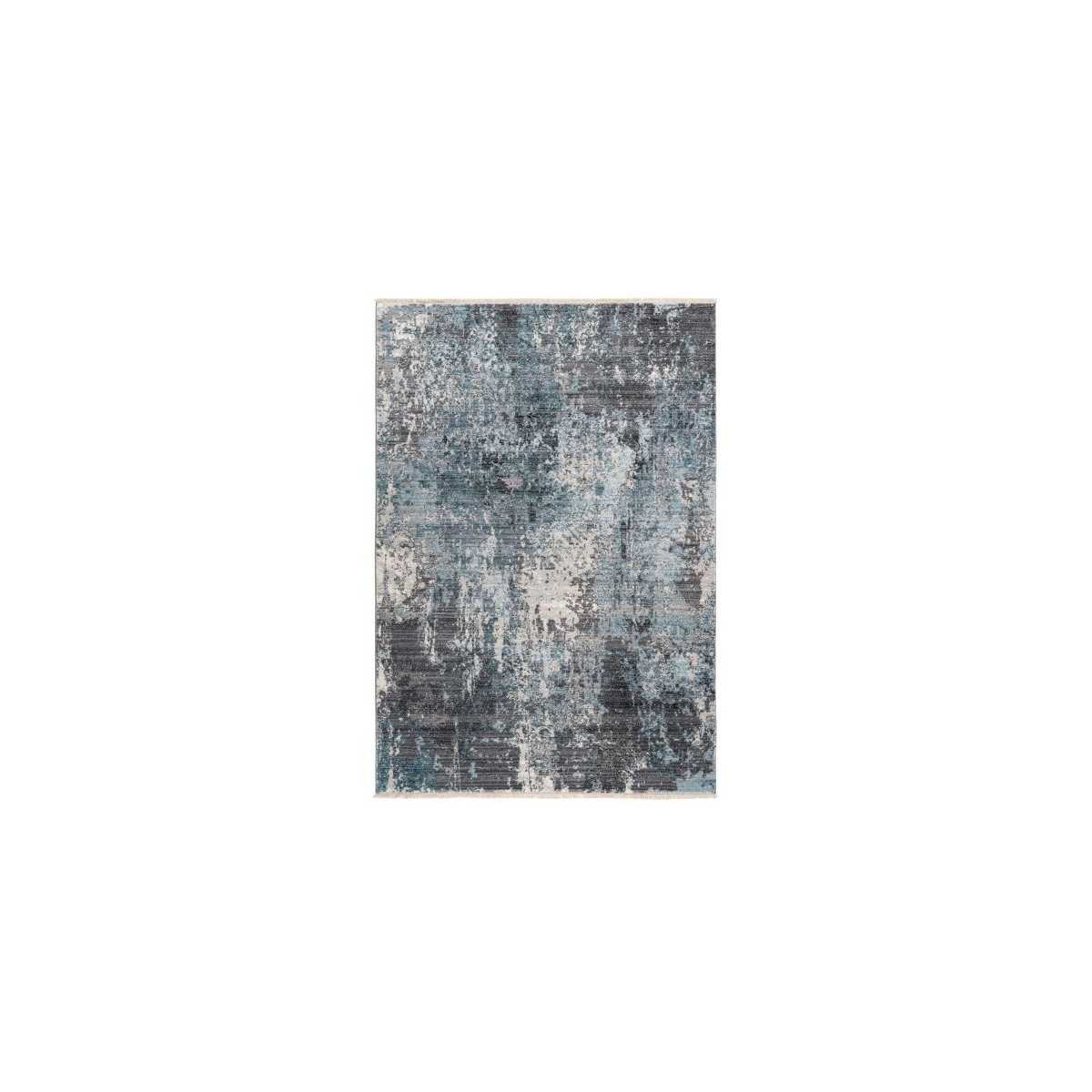 INTERIEUR- DECORATION|Living room mat MEDELLIN Silver Blue 400LALEECarpet Line LALEE