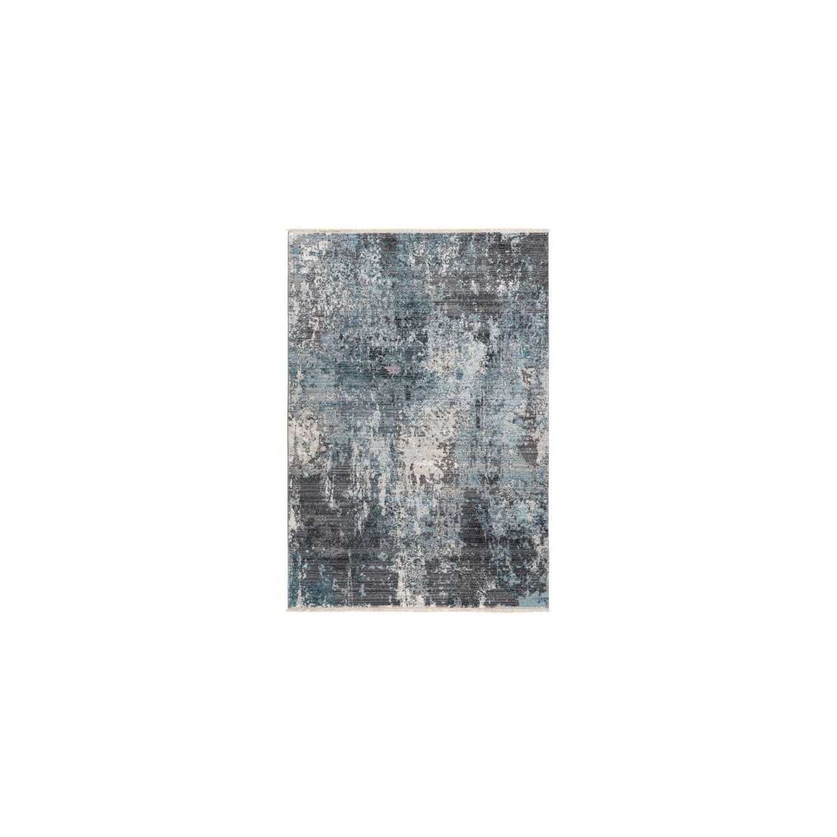 Wohnzimmermatte MEDELLIN Silberblau