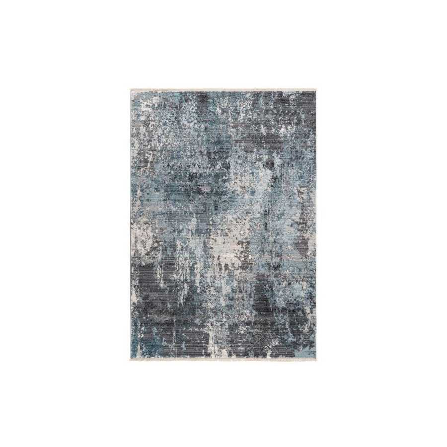 Living room mat MEDELLIN Silver Blue