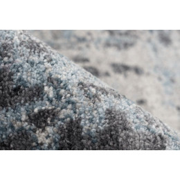 Living room mat MEDELLIN Silver Blue