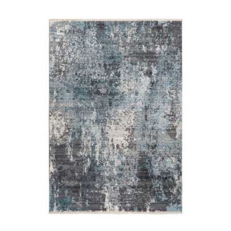 Wohnzimmermatte MEDELLIN Silberblau