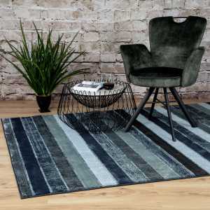 INTERIEUR- DECORATION|Living room rug plain shaggy Twist blackCarpet Line LALEE
