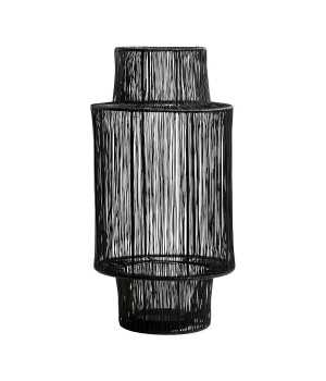 INTERIEUR- DECORATION|Lanterne ARIANE en métal noir - Grand modèle - H. 45 cm|BLANC D'IVOIRE|Photophores et Lanternes|
