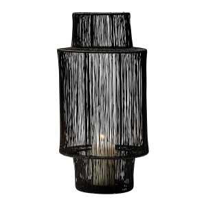 ARIANE lantern in black metal - Large model - H. 45 cm
