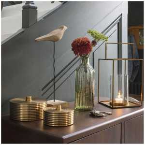 INTERIEUR- DECORATION|Set of two BIRDS statues in mango tree and metalBLANC D'IVOIREDECO OBJECTS