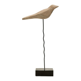 Set of two BIRDS statues in mango tree and metal