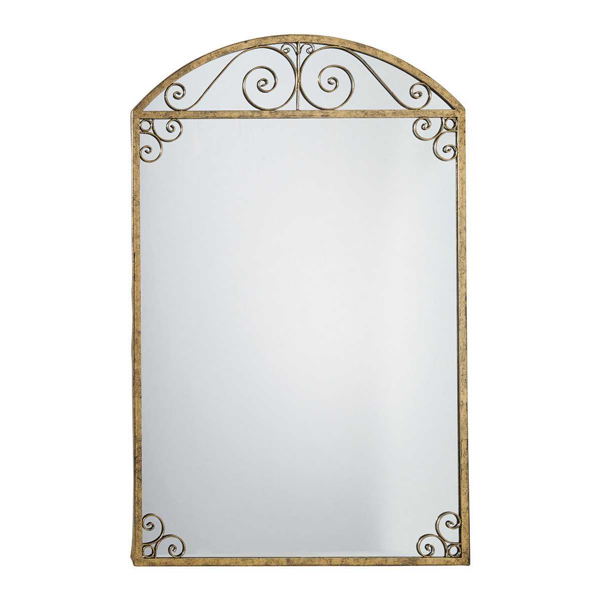 INTERIEUR-DECORATION|Espejo AgatheBLANC D'IVOIREEspejosDéjese seducir por la elegancia del majestuoso espejo dorado Agathe. Él aportará un toque de refinamiento a cualquier habitación del Casa.