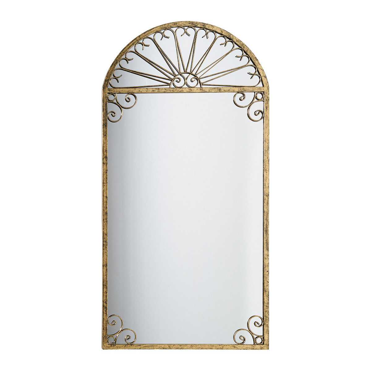INTERIEUR-DECORATION|Athena MirrorBLANC D'IVOIREMirrorsLet yourself be seduced by the elegance of the golden Athena mirror. It will bring A touch of refinement in any room of the house.