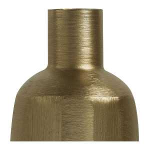 ELIAS vase in gilded metal - Large model - H. 35 cm