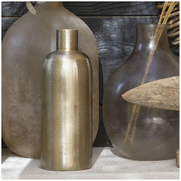 ELIAS vase in gilded metal - Large model