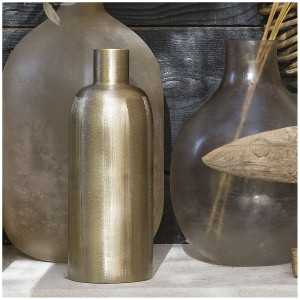 ELIAS Vase aus vergoldetem Metall - Großes Modell - H. 35 cm
