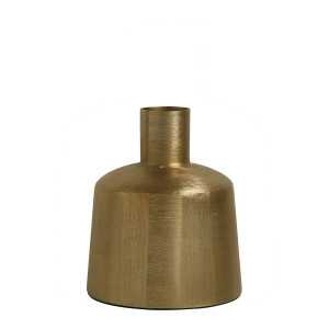 ELIAS vase in gilded metal - Small model - H. 22 cm