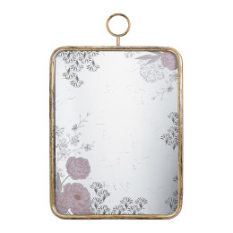 INTERIEUR-DECORATION|Miroir rectangulaire Jardin d'AilleursMATHILDE MMiroirsApportez une touche de raffinement et d'originalité avec ce miroir orné de délicats motifs floraux Jardin d'Ailleurs.