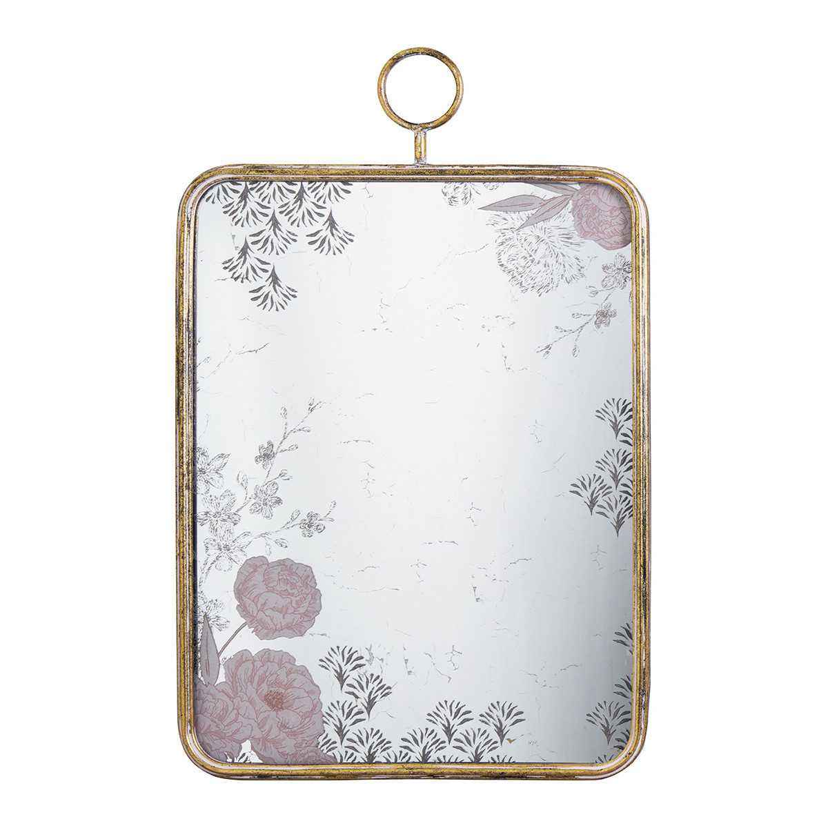 INTERIEUR-DECORATION|Rectangular mirror Garden of ElsewhereMATHILDE MMirrorsBring a touch of refinement and originality with this mirror decorated with delicate floral motifs Jardin d'Ailleurs.