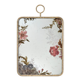 INTERIEUR-DECORATION|Rectangular mirror Cabinet des MerveillesMATHILDE MMirrorsBring a touch of refinement and originality with this mirror adorned with delicate floral motifs.