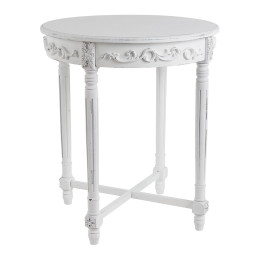 Mesa de pedestal White Rosalie