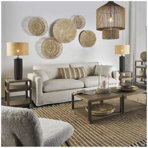 INTERIEUR- DECORATION|Set 2 round coffee tables AMELIEBLANC D'IVOIRECoffee tables, Consoles