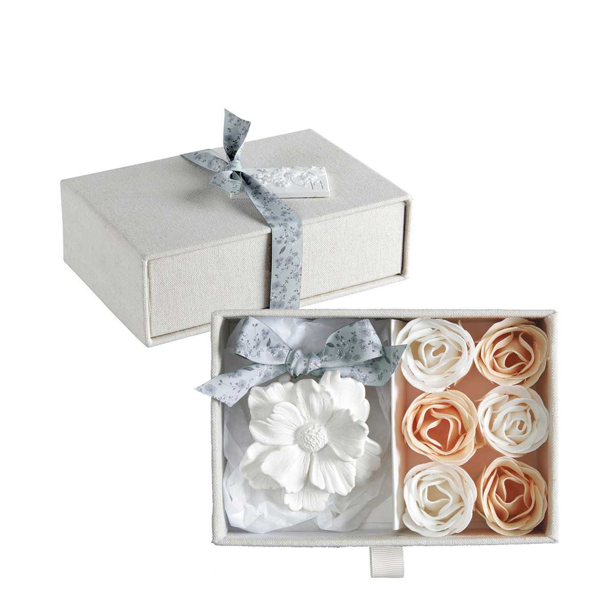 Eternal Roses Box - Flor de algodón