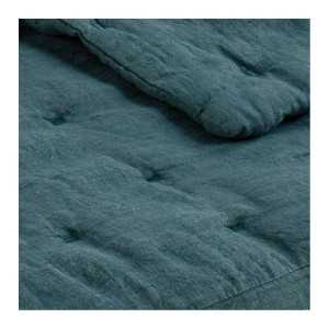 INTERIEUR- DECORATION|Couvre-lit CHLOE en lin lavé - Safran - 230 x 180 cm|BLANC D'IVOIRE|Dessus de lit|