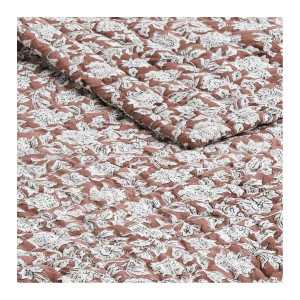 INTERIEUR- DECORATION|EDEN cotton bedspread - Terracotta - 230 x 180 cmBLANC D'IVOIREBedspread