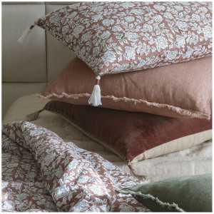 EDEN cotton bedspread - Terracotta - 230 x 180 cm