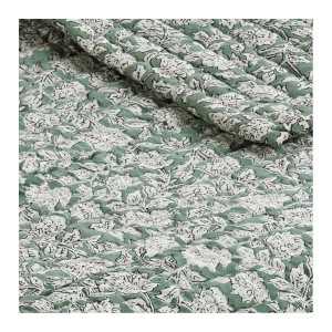 INTERIEUR- DECORATION|Funda de cama de ropa lavada CHLOE - Celadon - 230 x 180 cmBLANC D'IVOIREColcha