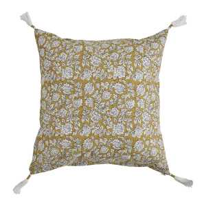 INTERIEUR- DECORATION|Cushion MATTEO velvet and linen - BronzeBLANC D'IVOIRECushions