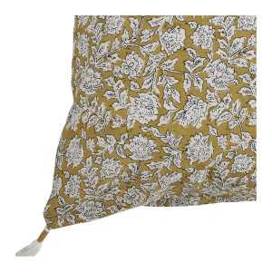 EDEN cotton cushion cover - Saffron - 50 x 50 cm