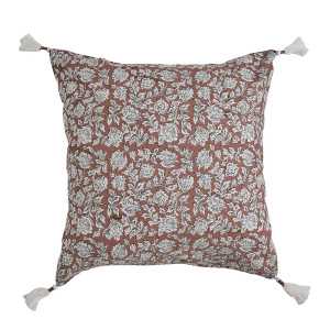 INTERIEUR- DECORATION|EDEN cotton cushion cover - Terracotta - 50 x 50 cmBLANC D'IVOIRECushions