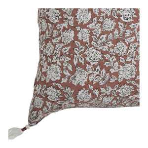 EDEN Kissenbezug aus Baumwolle - Terrakotta - 50 x 50 cm