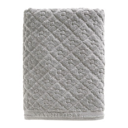 Serviette de bain Douceur Florale gris