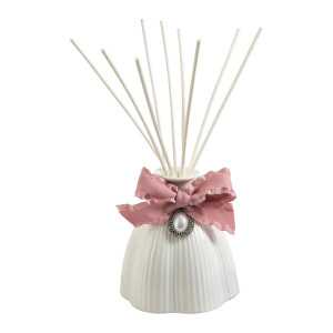 Perfume diffuser Marquise Marie-Antoinette ribbed white 200 ml