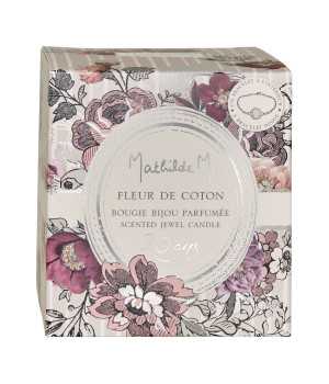 INTERIEUR- DECORATION|Bougie Bijou parfumée Fleur de Coton Célébrations Exquises 260 g|MATHILDE M|Bougie parfumée|