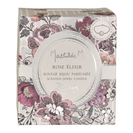 Vela Joya Perfumada Rosa Elixir Exquisitas Celebraciones