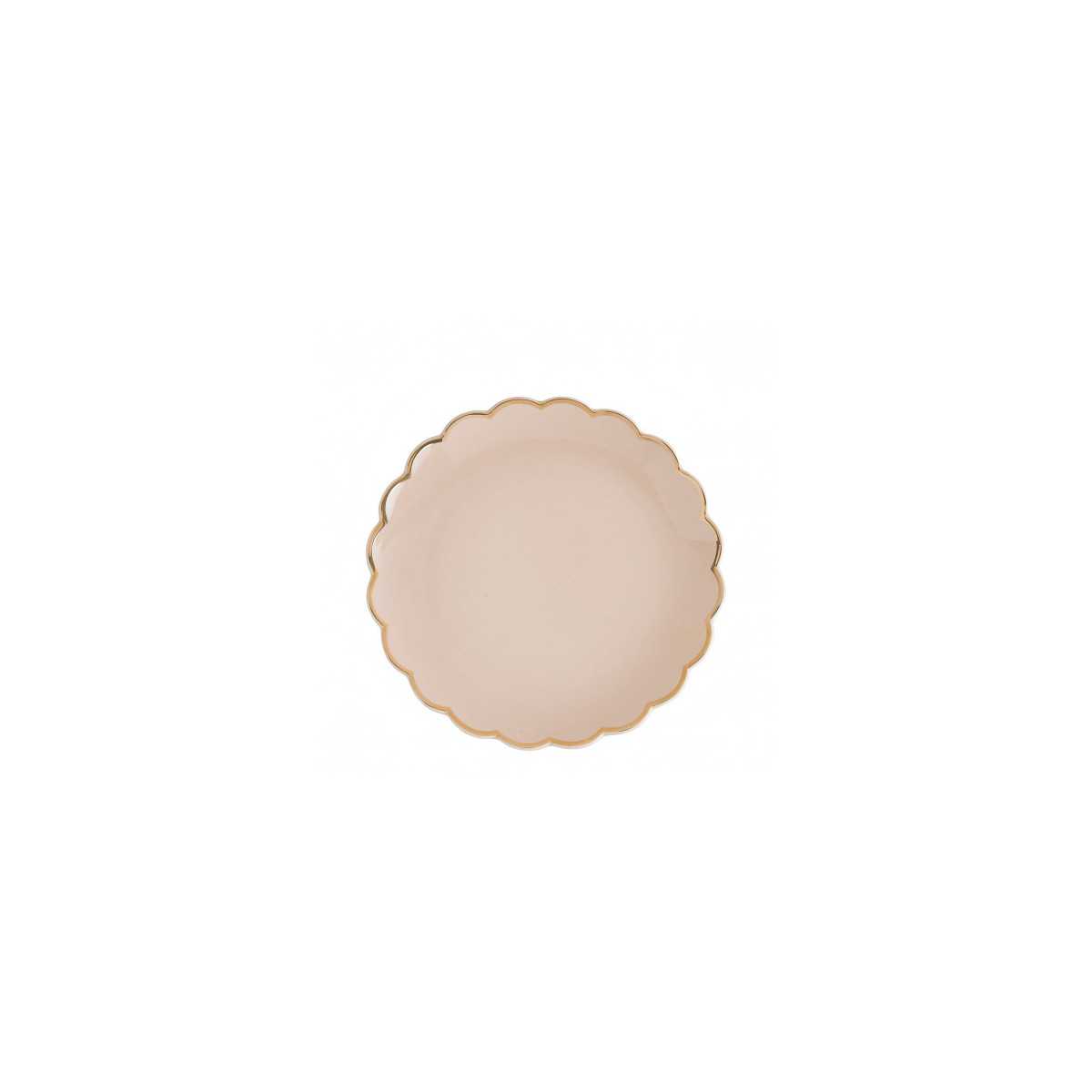 INTERIEUR- DECORATION|Marguerite Dessert Plate - GoldenMATHILDE MAssiettes