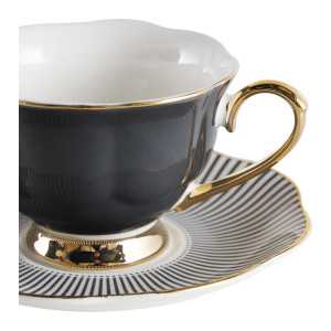 INTERIEUR- DECORATION|Madame de Récamier 2 teacup set - GreyMATHILDE MCups and teapots