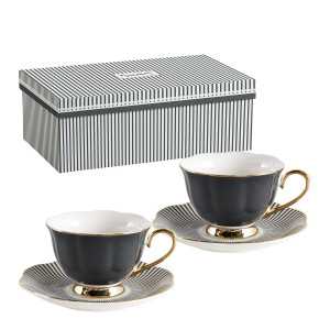 INTERIEUR- DECORATION|Box of 4 coffee cups Stopover in SintraMATHILDE MCups and teapots